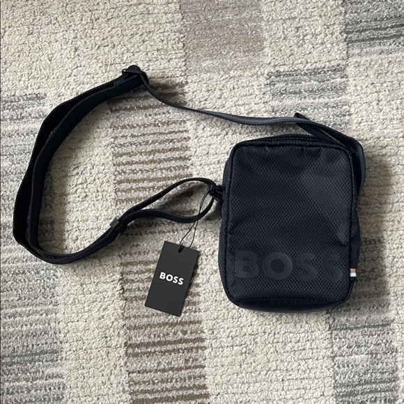 BOSS Blackish Blue Belt Bag for Men